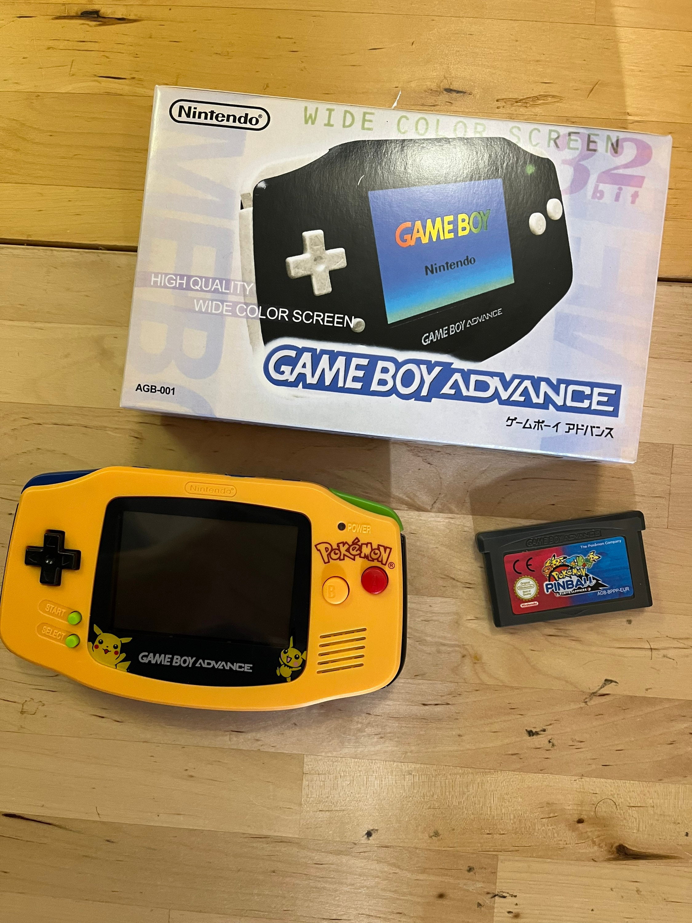 Classic Game Room - NINTENDO GAME BOY ADVANCE review model AGB-001 