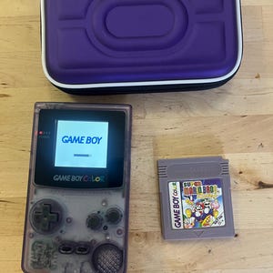 Atomic Purple TFT Backlit Nintendo Gameboy Color GBC Cartridge