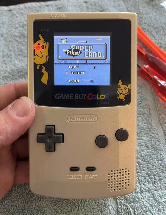 Nintendo Gameboy Color Pokemon Center Limited Edition silver console s –  Hakushin Retro Game shop