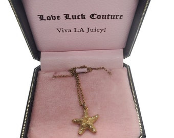 Juicy Couture Gold Starfish Necklace