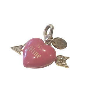 Juicy Couture Love Heart Locket Charm Y2k Vintage Jewlery 2010 Valentine&#39;s Day