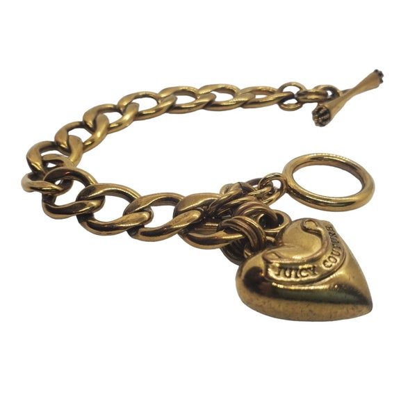 Juicy Couture Gold Starter Charm Bracelet C