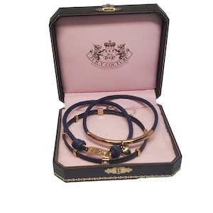 Juicy Couture  Vintage Y2K Bracelet Trio New in Box