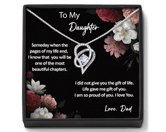 Collier coeur en argent et CZ, cadeau pour fille, idées de cadeaux d'anniversaire