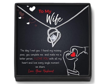 Cadeau collier personnalisé en argent à ma femme