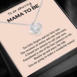 Regalo de embarazo para una amiga, regalo para una mamá primeriza, regalo de embarazo para la mejor amiga, regalo para un collar para una futura mamá, regalos para una futura mamá