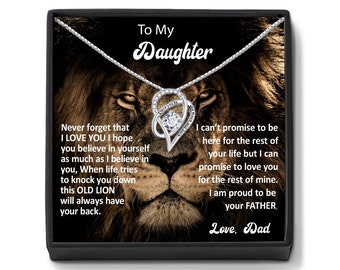 Cadeau pour la fille de papa, collier pour ma fille, cadeau fille de papa, cadeau d'anniversaire pour fille, cadeau de remise des diplômes pour fille