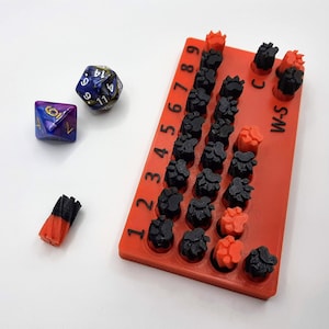 Druid Spell Tracker | Colorful Ability Skill Point Counter | Easy Simple Wild Shape D&D 5e | Dungeons and Dragons | 5th Edition