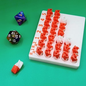 Ranger Spell Tracker Board | Colorful Ability Skill Counter | Simple D&D 5e | Dungeons and Dragons | 5th Edition