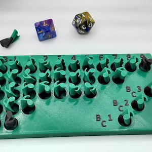Tablero de seguimiento de hechizos de bardo / Contador de habilidades colorido / D&D simple 5e / Dungeons and Dragons / 5.ª edición