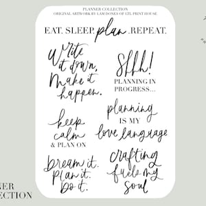 Planner Quotes Stickers l Decorative Planner Stickers