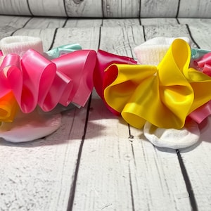 Tutu Socks, Ribbon Socks, Sockless Tutu Sock, Detachable Socks, Birthday Outfit Socks, Special Socks