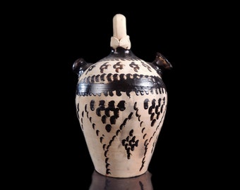 Beautiful Traditional Moroccan Handmade Water Clay Pitcher