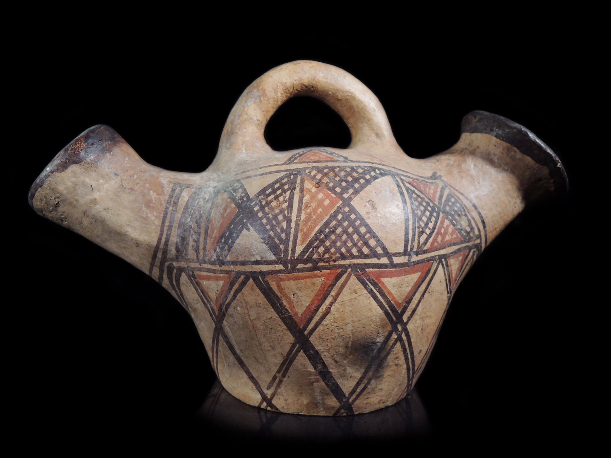 Vintage Handmade Moroccan Berber Rif Pottery / Moroccan