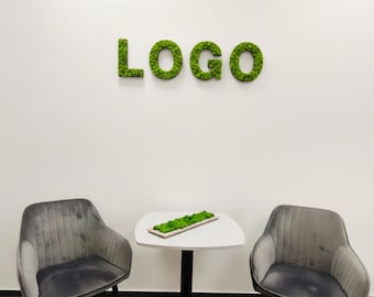 Personalized Moss Letters | 3D Natural Green Wall Decor