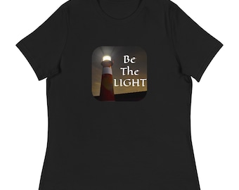 Be the LIGHT Lighthouse damtröja med avslappnad passform