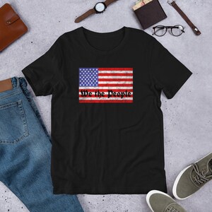 We the People with the American Flag Short-Sleeve Unisex T-Shirt