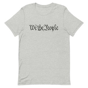 Wij de mensen korte mouwen Unisex T-shirt
