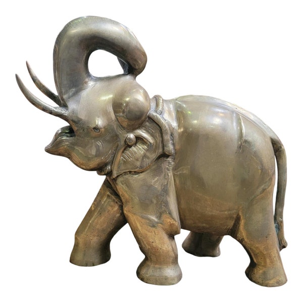 Vintage Brass Statue Etsy