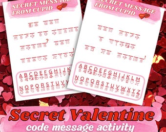 Valentine's Secret Code Activity: Printable Cupid Messages (PDF)