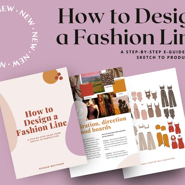 How to Design a Fashion Line - Instant Download - Fashion Design Student E-book