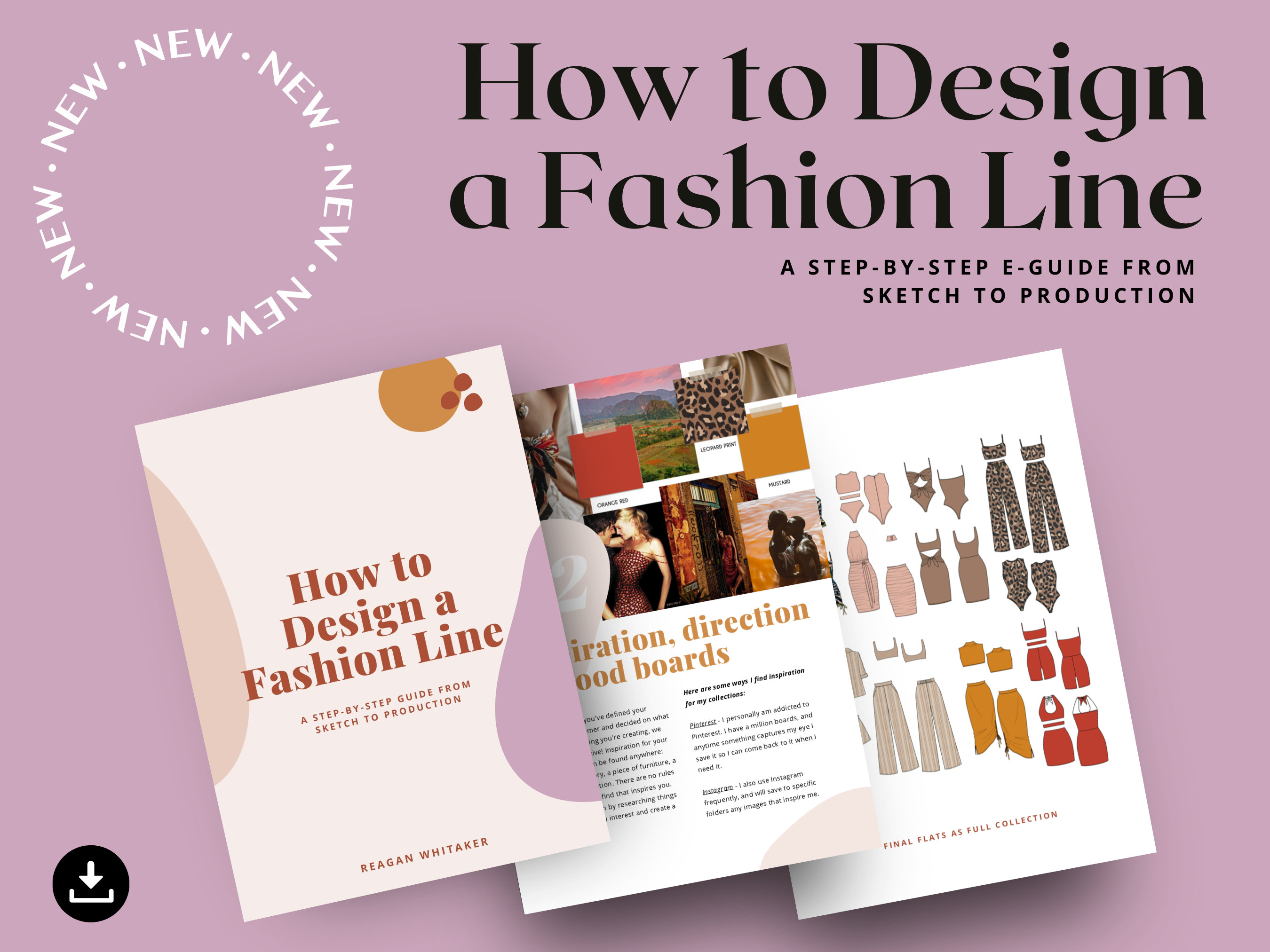 How to Design a Fashion Line Instant Download Fashion - Etsy