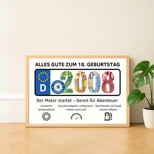 Cash gift for 18th birthday | Funny gift for boy and son | Birthday gift idea | Voucher packaging | Instant download image 5