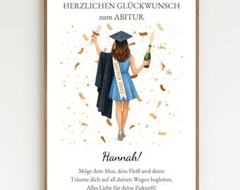 Graduation card | Graduation 2025 gift | Personalized graduation gift | Graduation card | Matura gift