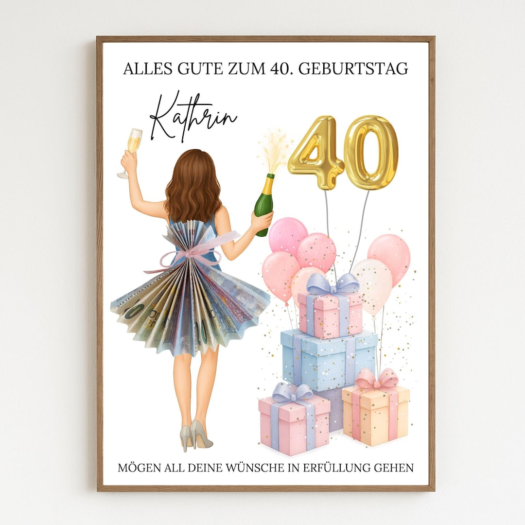 Geldgeschenk Ideen Zum 40 Geburtstag Frau