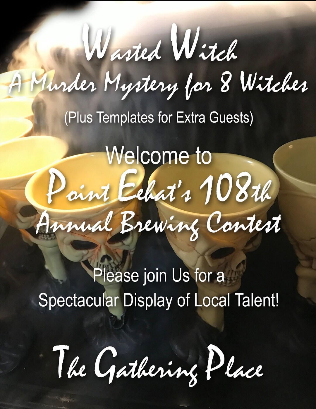 Scripted Murder Mystery Party Game wasted Witch 8 Players Printable - Etsy