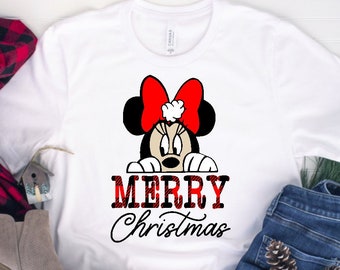 Minnie Mouse Christmas Shirt | Etsy 