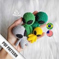 Mini Alien Crochet Amigurumi Pattern - PDF product logo