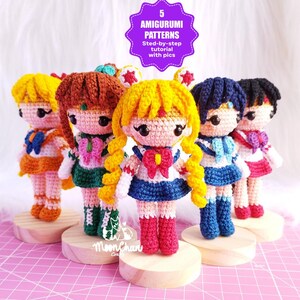 E-book Sailor Moon Amigurumi Doll Crochet Pattern - PDF image 3