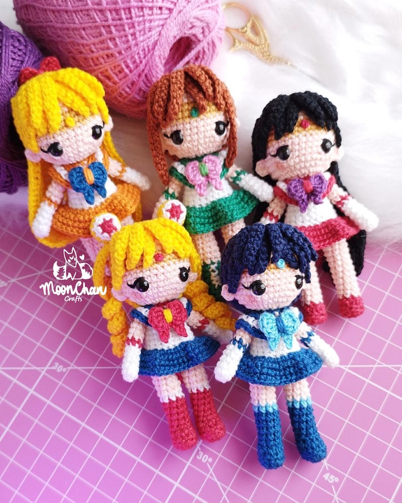 E-book Sailor Moon Amigurumi Doll Crochet Pattern - PDF image 5