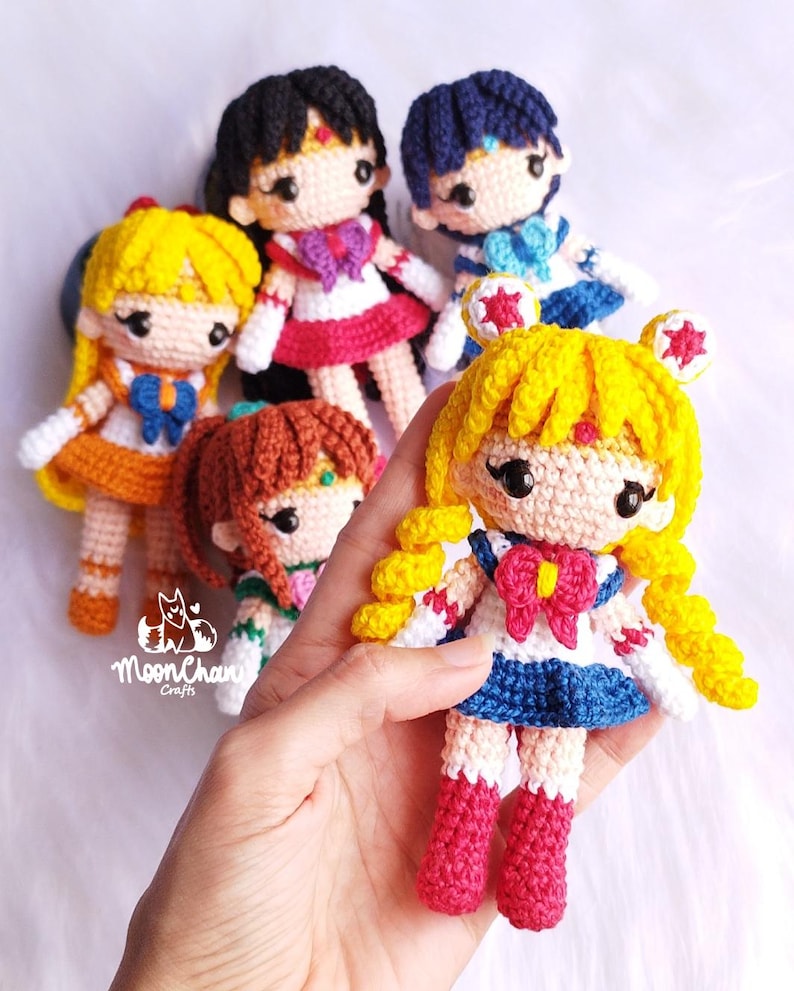 E-book Sailor Moon Amigurumi Doll Crochet Pattern - PDF image 4
