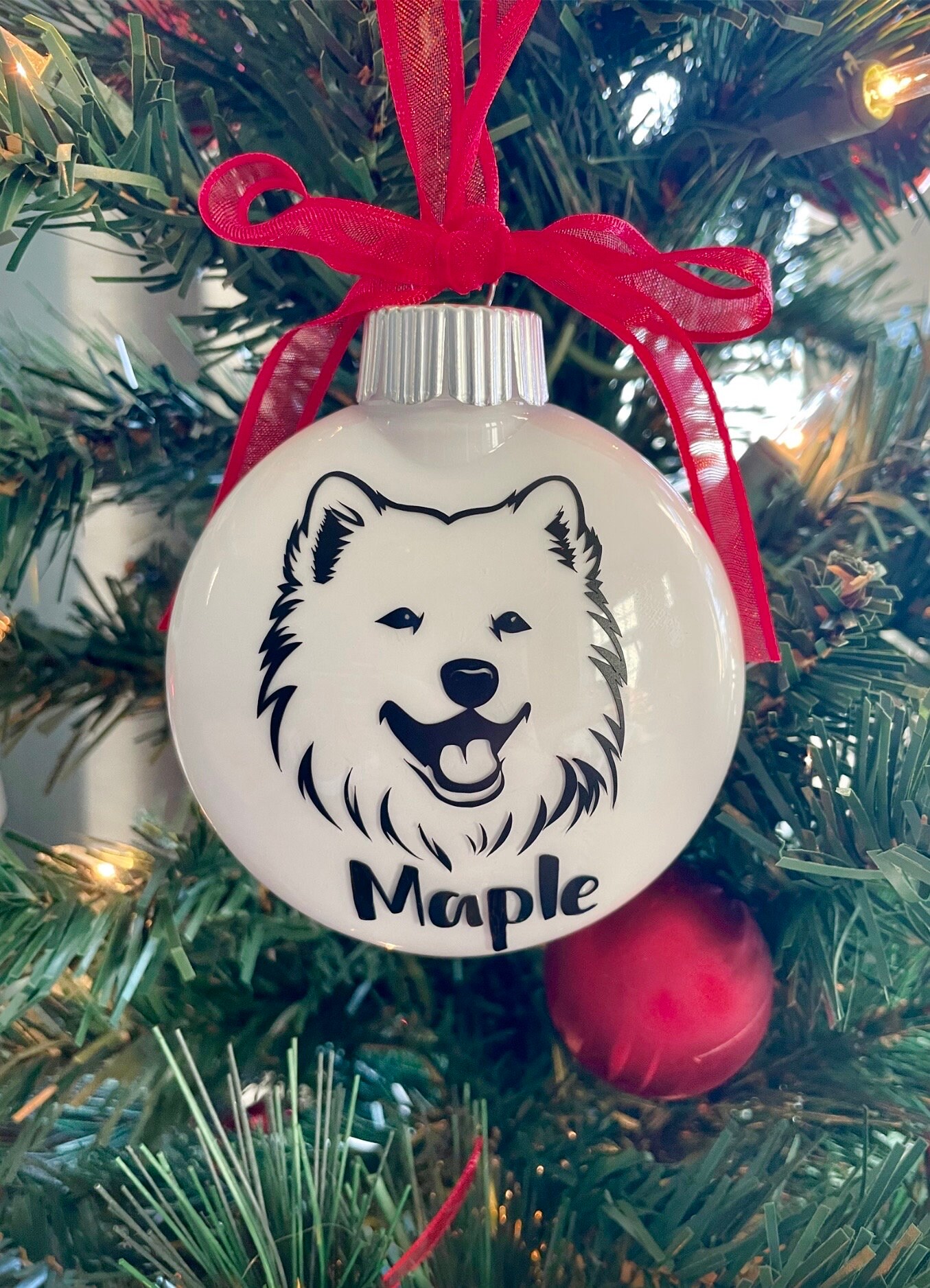 Samoyed Ornament Etsy Canada