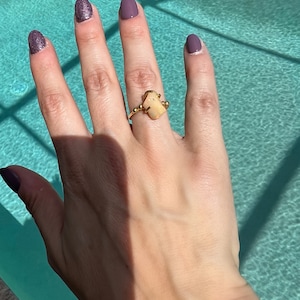 Opal stone ring