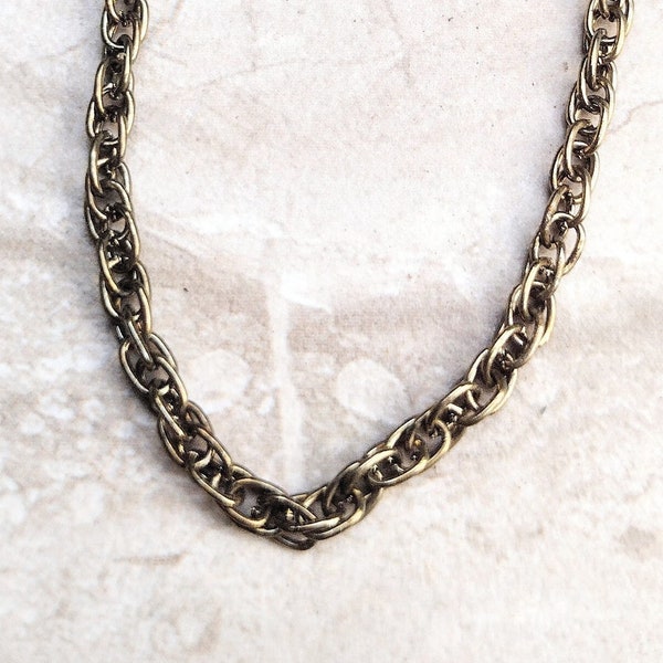 Sarah Coventry Dark Silver Tone Chain, Vintage Chain, Vintage Sarah Coventry Jewelry