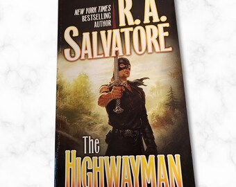 The Highwayman di R.A. Salvatore (2004) - Libro fantasy d'epoca