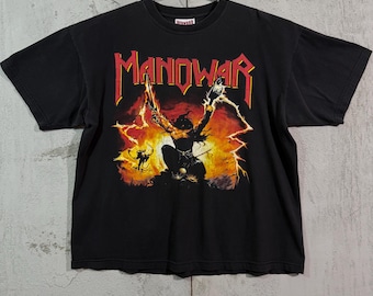 MANOWAR Tシャツ 1994年ビンテージ激レア　ロングTシャツ MANOWAR Tシャツ 1994年ビンテージ激レア ロングTシャツ