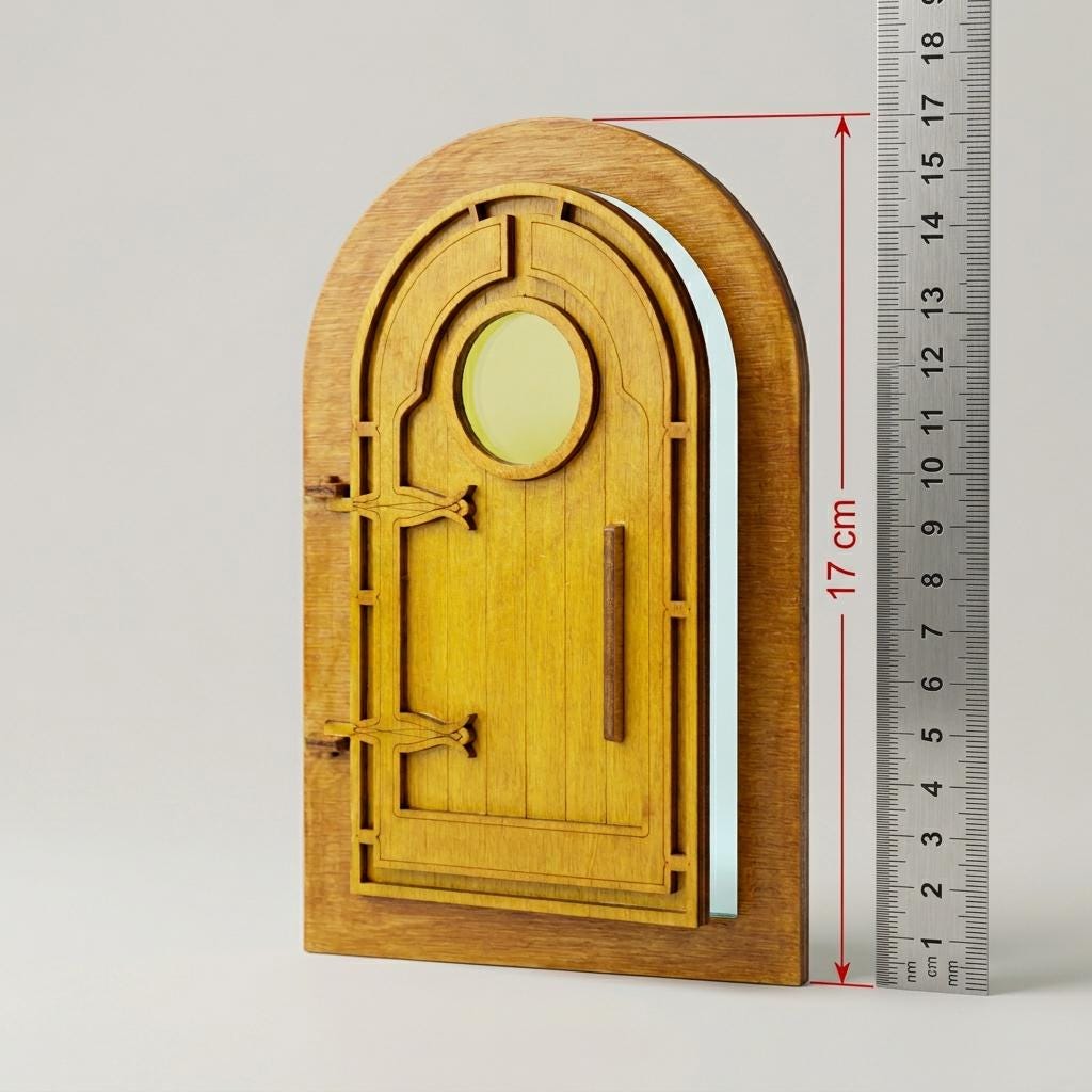 Opening Fairy Door, Yellow Fairy Door. Wall Decor and Garden Decor - Etsy