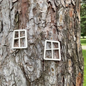 Fairy Window - Fairy window - Gnome window - Fairy garden - Fairy window for tree - Fairy door window - Fairy garden