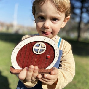 Round fairy door, Miniature door to the elf world, Door to fantasy world, Magic fairy door