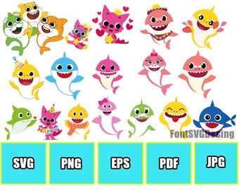 Baby Shark Png Etsy