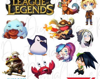 League of Legends PNG Digital Download voor epoxy tumbler waterglijbaan