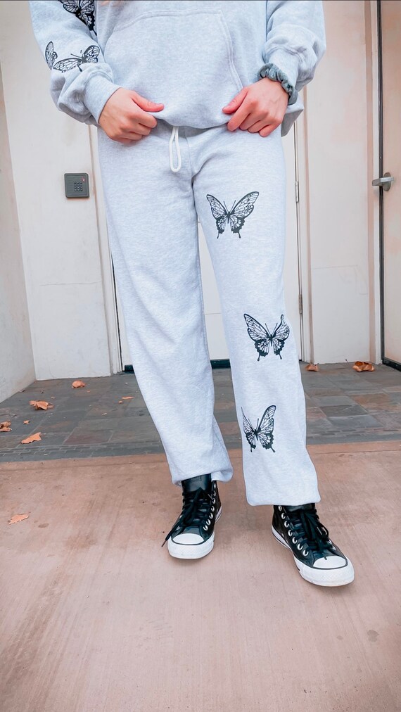 Butterfly Sweatpants - Etsy Australia