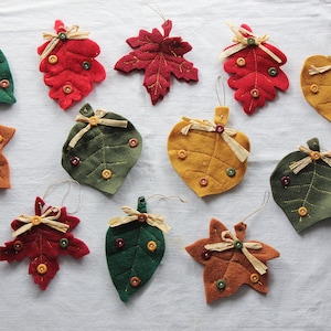 Handmade Felt Christmas Ornaments