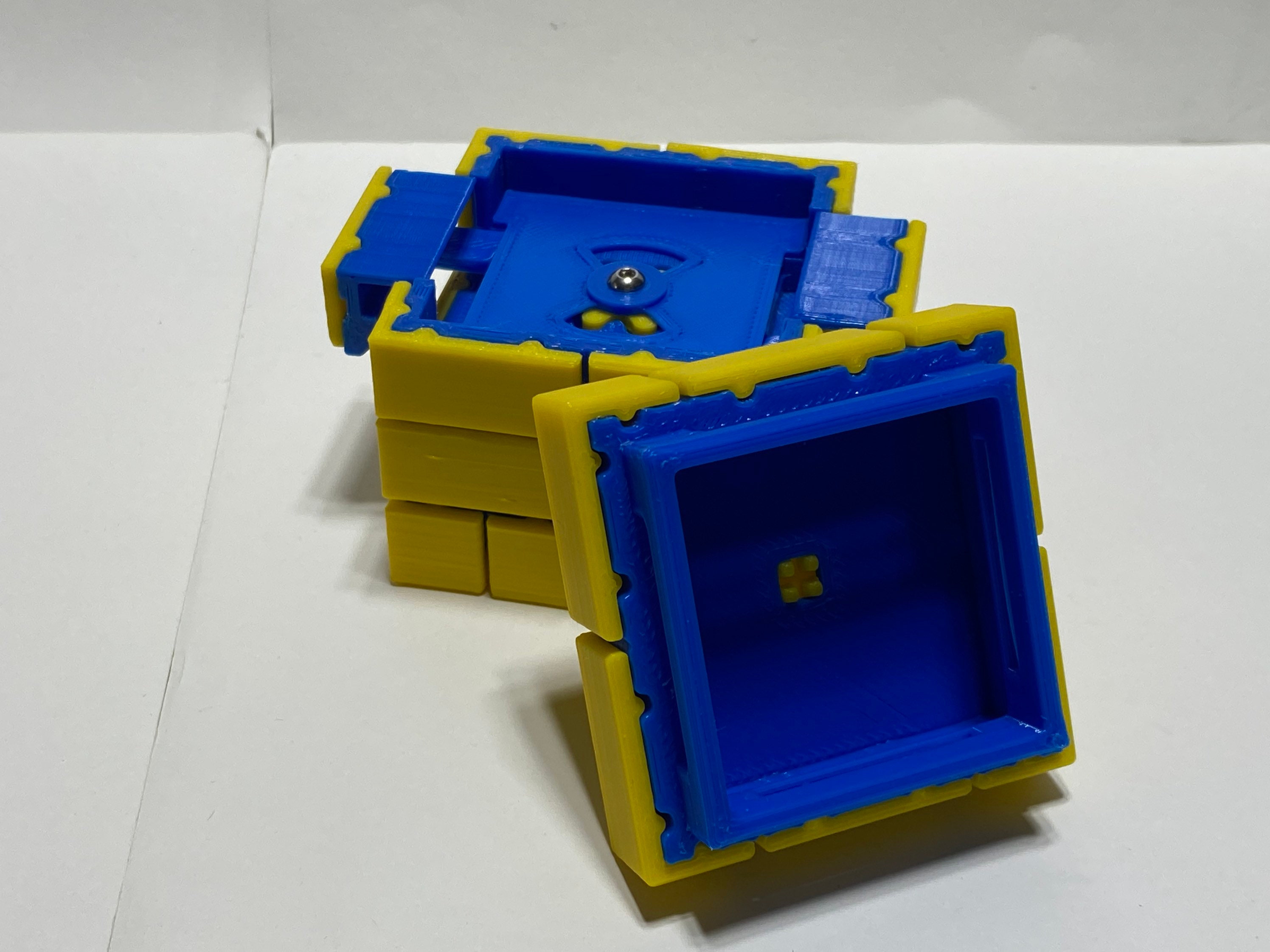 Brick Block Puzzle Box Etsy