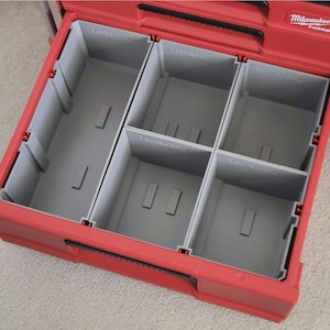 Benutzerdefinierte Toolbox Organizer, Milwaukee 3-Schubladen-Multi-Tiefe - Langlebige Einsätze -NUR 1 Tiefe Schublade