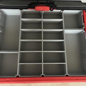 Custom Printed Toolbox Organizers for the Milwaukee 3-Drawer Multi-Depth Toolbox - Durable Organizer Tray Inserts